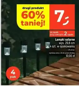 Dealz Lampki solarne wys. 29,8 cm 4-pak oferta