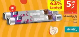 Dealz Folia aluminiowa Fixi dł. 18 m oferta