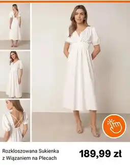 Born2be Rozkloszowana sukienka z wiązaniem na plecach oferta