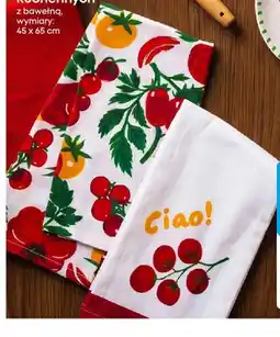 Pepco Ścierki kuchenne z bawełną wymiary: 45x65 cm 3-pak oferta