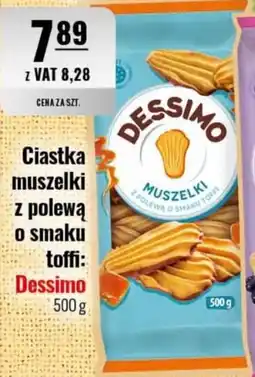 Eurocash Ciastka muszelki z polewą o smaku toffi: Dessimo oferta