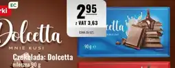 Eurocash Czekolada: Dolcetta mleczna oferta