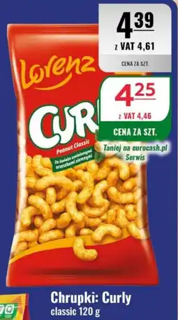 Eurocash Chrupki: Curly classic oferta
