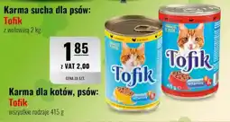 Eurocash Karma dla kotów, psów: Tofik oferta