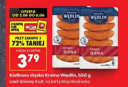 Biedronka Kiełbasa śląska Kraina Wędlin oferta