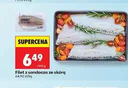 Biedronka Filet z sandacza ze skórą oferta