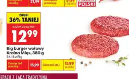 Biedronka Big burger wołowy Kraina Mięs oferta
