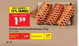 Biedronka Ciastko duet truskawkowy oferta