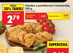 Biedronka Ciastko z pomidorami i mozzarellą oferta