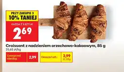 Biedronka Croissant z nadzieniem orzechowo-kakaowym oferta