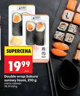 Biedronka Double wrap Sakura surowy łosoś oferta