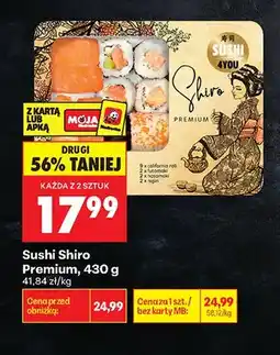 Biedronka Sushi Shiro Premium oferta