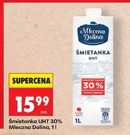 Biedronka Śmietanka UHT 30% Mleczna Dolina oferta
