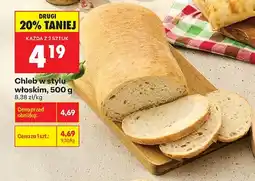 Biedronka Chleb w stylu włoskim oferta
