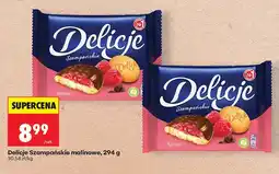 Biedronka Ciastka Delicje Szampańskie malinowe oferta