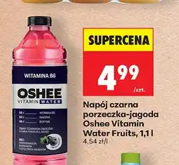 Biedronka Napój czarna porzeczka-jagoda Oshee Vitamin Water Fruits oferta