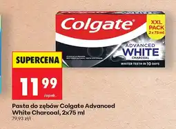Biedronka Pasta do zębów Colgate Advanced White Charcoal 2-pak oferta