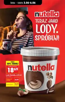 Biedronka Lody Nutella oferta