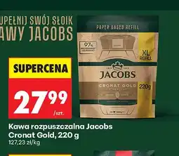 Biedronka Kawa rozpuszczalna Jacobs Cronat Gold oferta