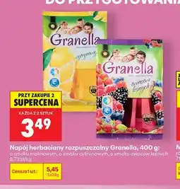 Biedronka Napój herbaciany rozpuszczalny Granella o smaku malinowym oferta