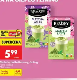 Biedronka Matcha Latte Remsey smak czarnego bzu oferta