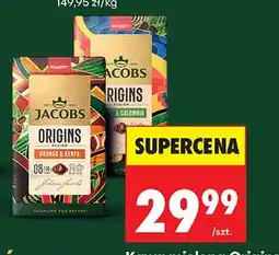 Biedronka Kawa mielona Jacobs Origins Brazil & Colombia oferta
