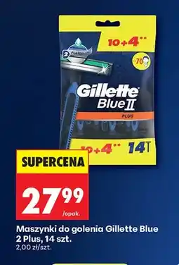 Biedronka Maszynki do golenia Gillette Blue 2 Plus 14-pak oferta