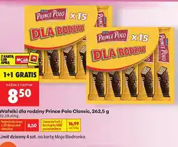 Biedronka Wafelki dla rodziny Prince Polo Classic oferta
