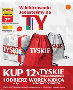 Biedronka Worek kibica Tyskie oferta