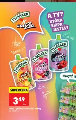 Biedronka Mus Tymbark Genzie Energy oferta
