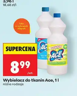 Biedronka Wybielacz do tkanin Ace oferta