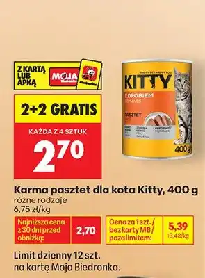 Biedronka Karma pasztet dla kota Kitty oferta