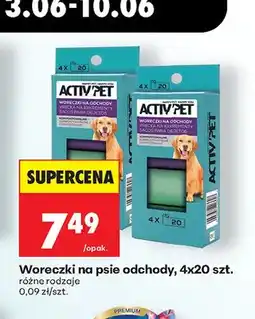 Biedronka Woreczki na psie odchody Activ Pet oferta