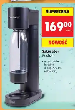 Biedronka Saturator Dafi PushAir oferta