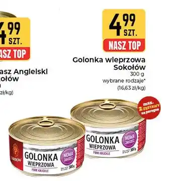 Społem Częstochowa Golonka wieprzowa Sokołów oferta
