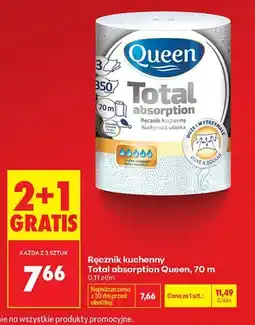 Biedronka Ręcznik kuchenny Total absorption Queen 70 m oferta