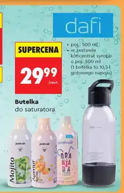 Biedronka Butelka do saturatora Dafi PushAir oferta