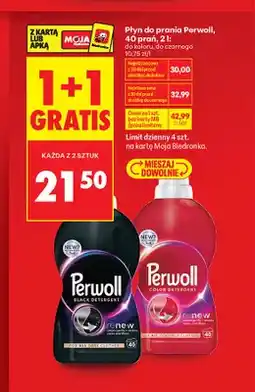 Biedronka Płyn do prania Perwoll do czarnego oferta