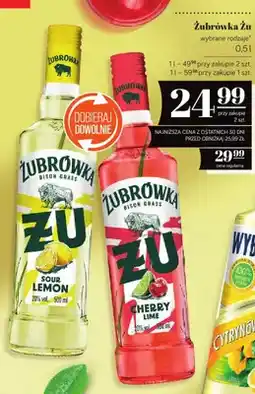 Polomarket Napój alkoholowy Żubrówka Żu Sour Lemon oferta