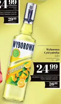 Polomarket Napój alkoholowy Wyborowa Cytrynówka oferta