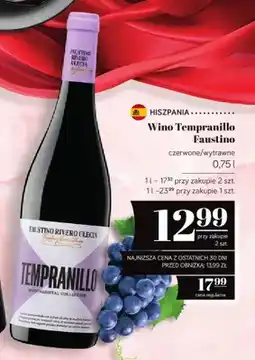 Polomarket Wino Faustino Tempranillo czerwone wytrawne oferta