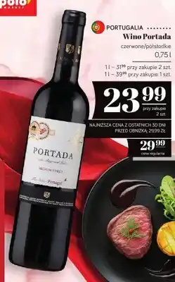 Polomarket Wino Portada czerwone półsłodkie oferta