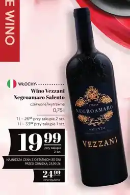 Polomarket Wino Vezzani Negroamaro Salento czerwone wytrawne oferta