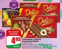 Dino Czekolada gorzka z całymi orzechami laskowymi Deliss oferta