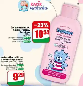 Dino Żel do mycia 2w1 hipoalergiczny Bambino oferta