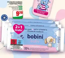 Dino Chusteczki nawilżane z witaminą E Bobini baby 3-pak oferta
