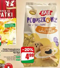 Dino Płatki Poduszkowce o smaku waniliowym Nju Bajt oferta