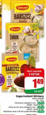Dino Zupa instant Barszcz biały Winiary oferta
