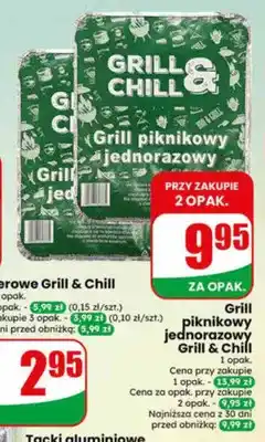 Dino Grill piknikowy jednorazowy Grill & Chill oferta