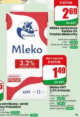 Dino Mleko UHT 3,2% Krasula oferta